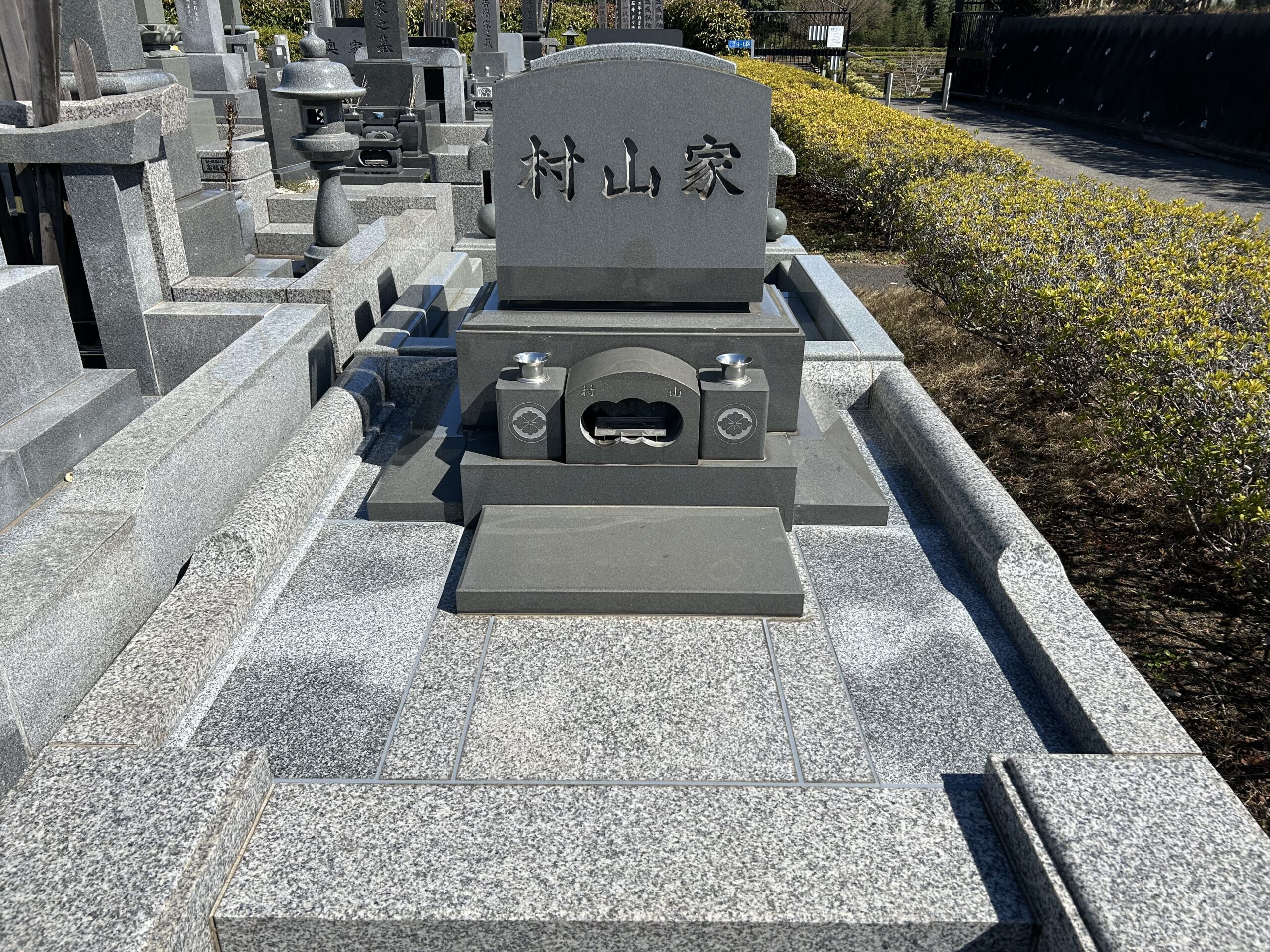 【白井聖地公園　M家様　墓石改修工事】
