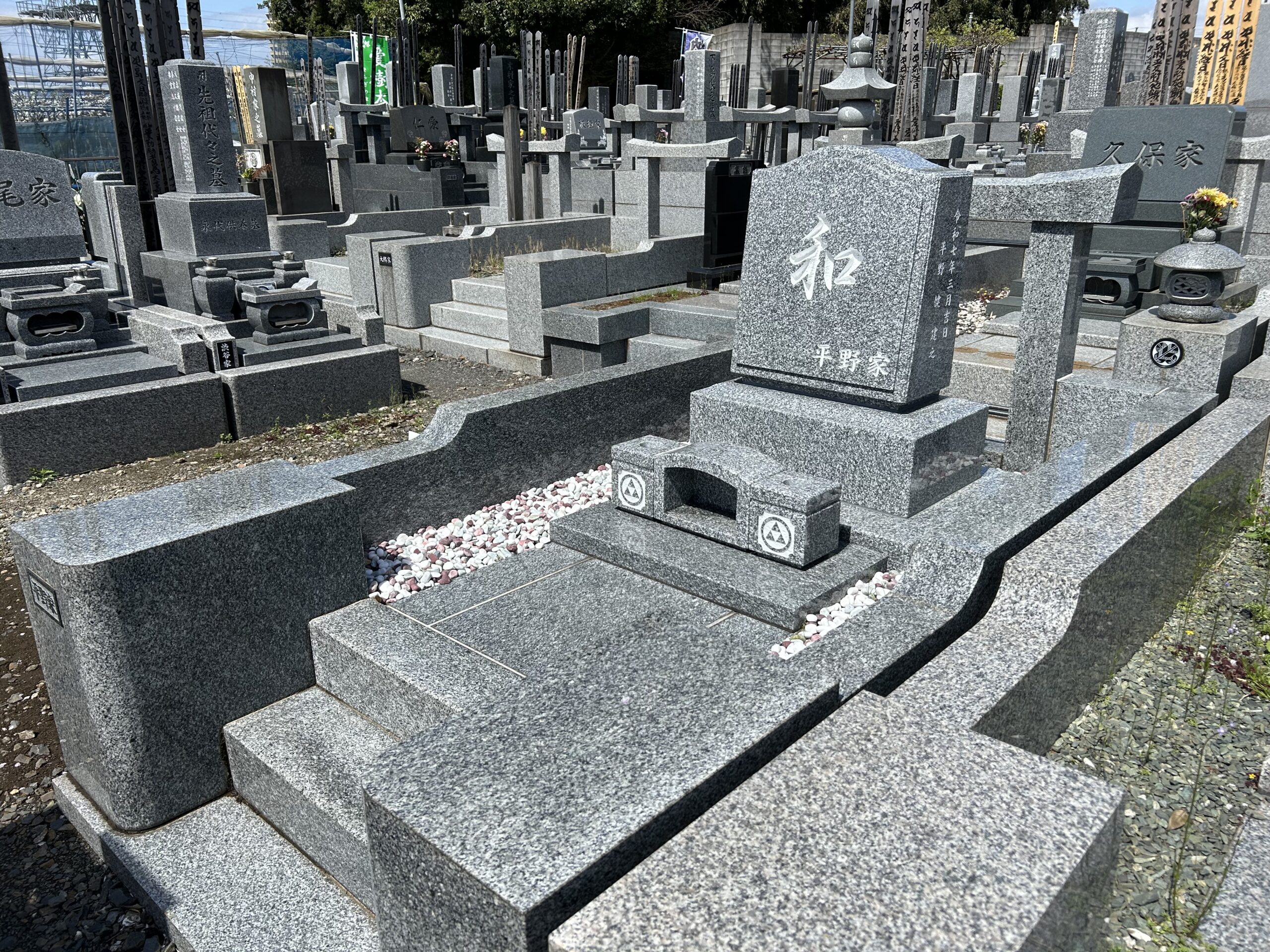 【佛法寺墓苑　H家様　新規墓石建墓】