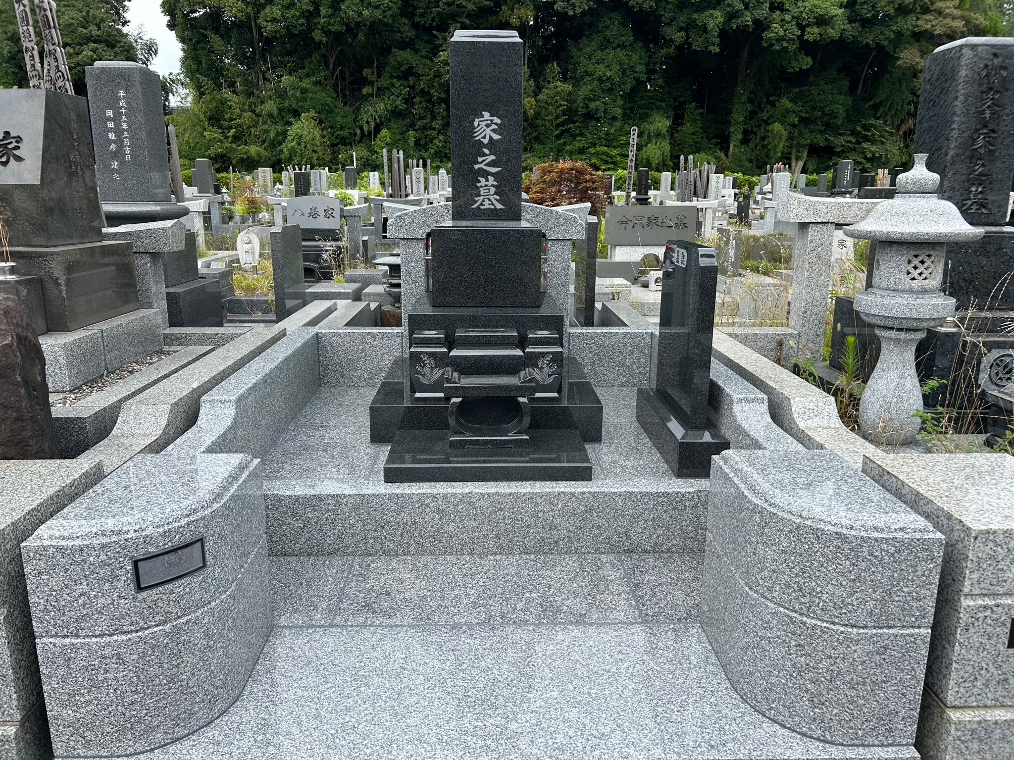 【白井聖地公園　M家様　墓石建墓】