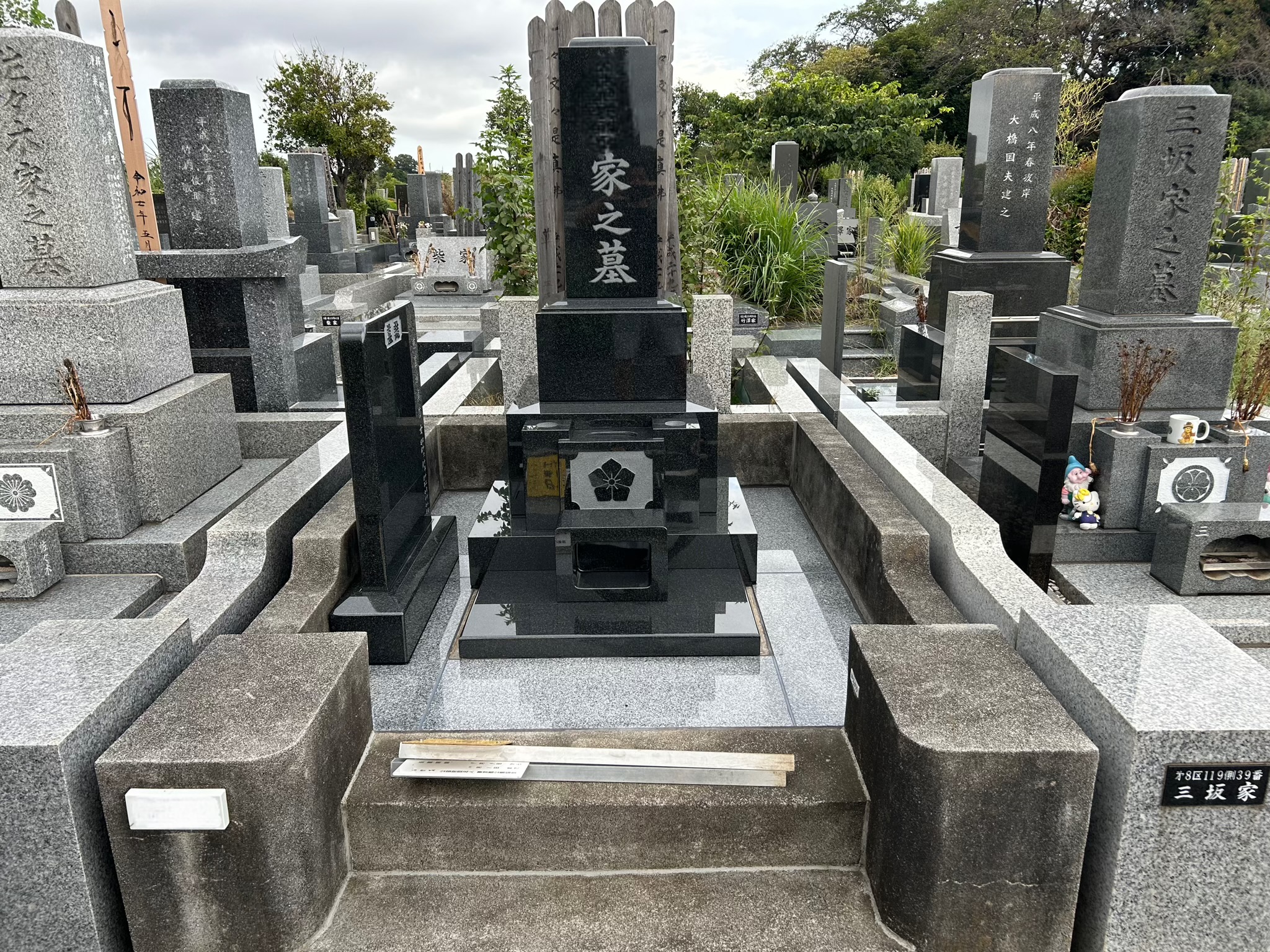 【八柱霊園　H家様　石塔建墓】