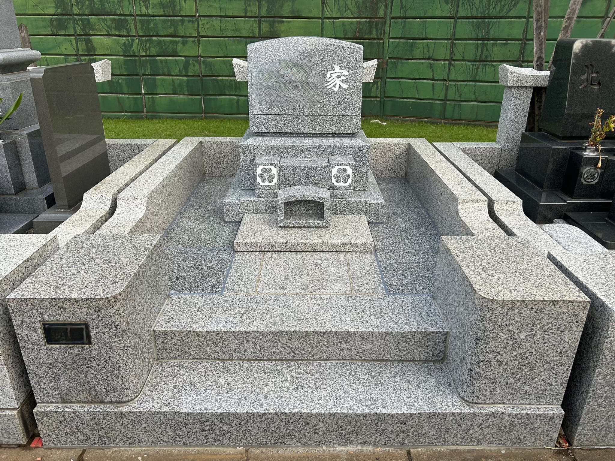 【白井聖地公園　I家様　石塔建墓工事】