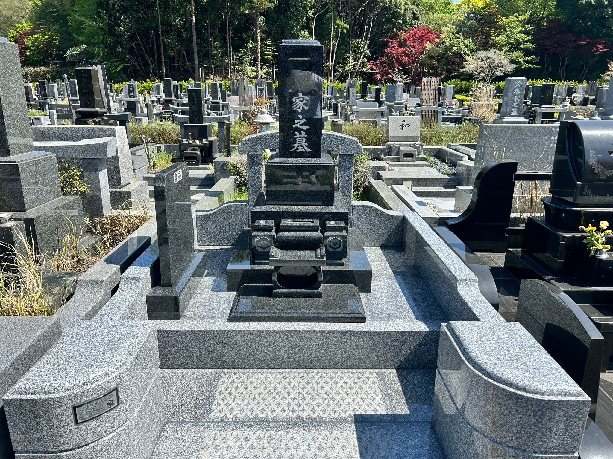 【白井聖地公園　W家様　墓石建墓】
